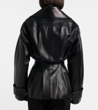 Balenciaga Double-breasted leather jacket