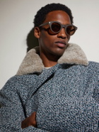 Zegna - Round-Frame Acetate Sunglasses