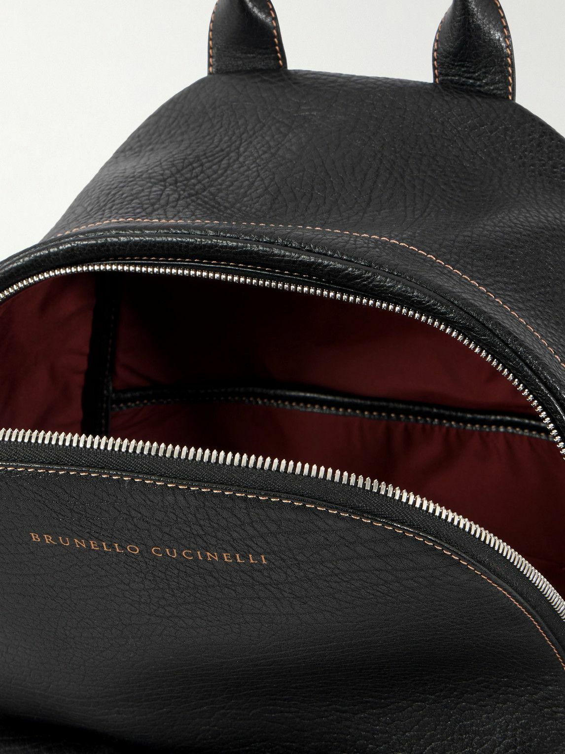 Brunello Cucinelli - Full-Grain Leather Backpack