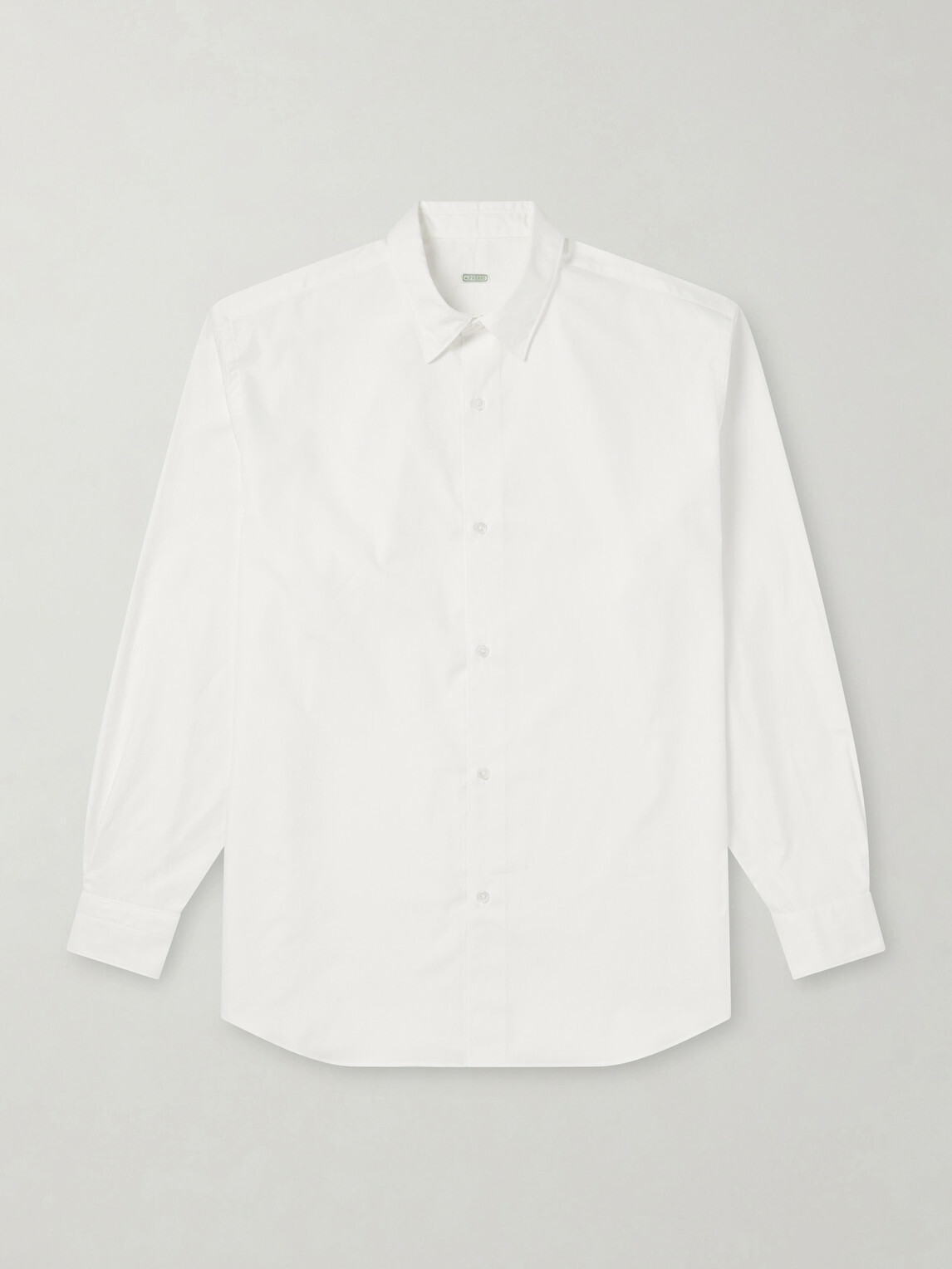 A.PRESSE - Cotton-Poplin Shirt - White