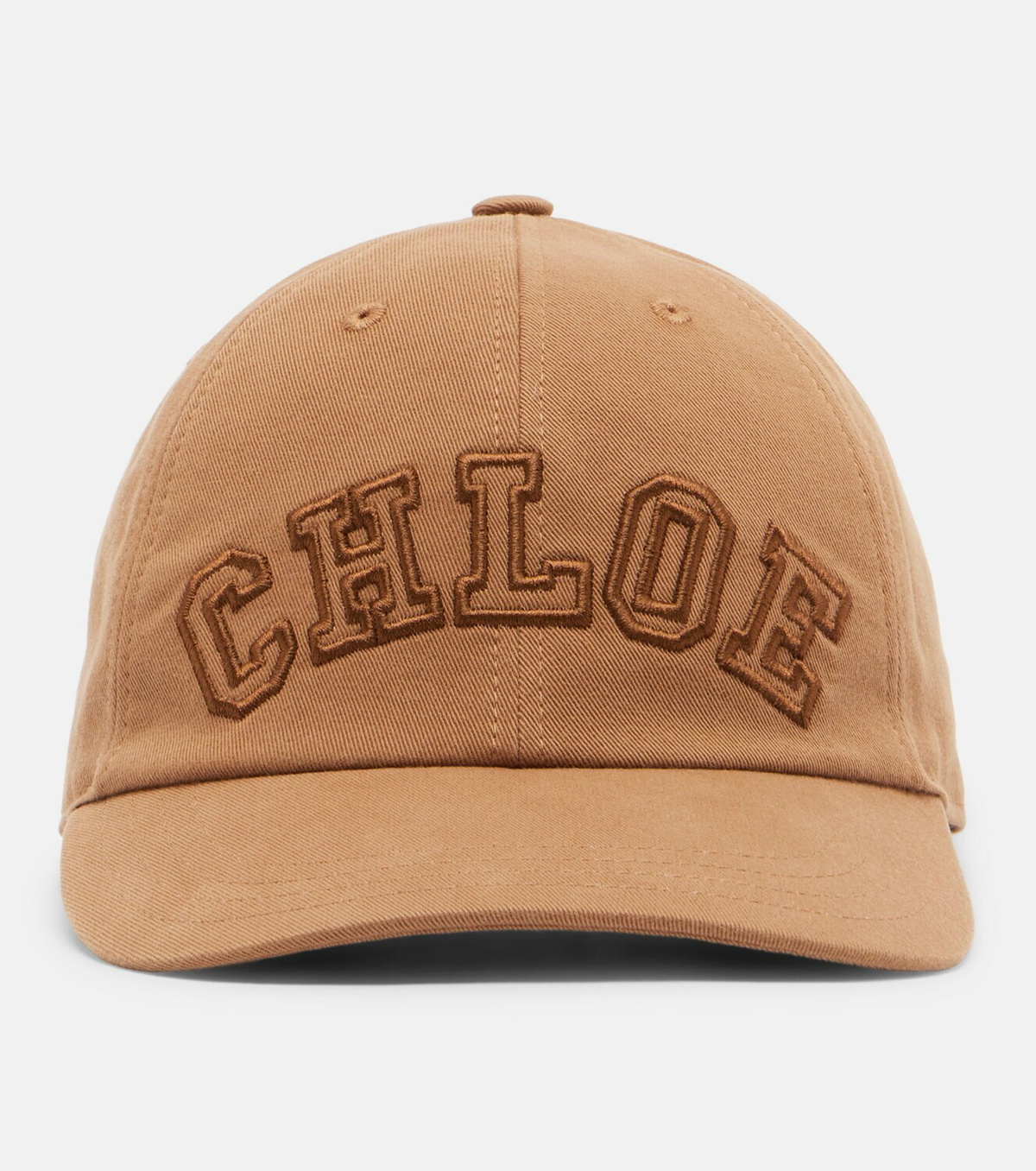 Chloé Chloé Signature canvas baseball cap