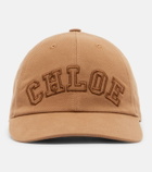 Chloé Chloé Signature canvas baseball cap