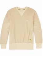 Abc. 123. - Logo-Appliquéd Cotton-Jersey Sweatshirt - Neutrals