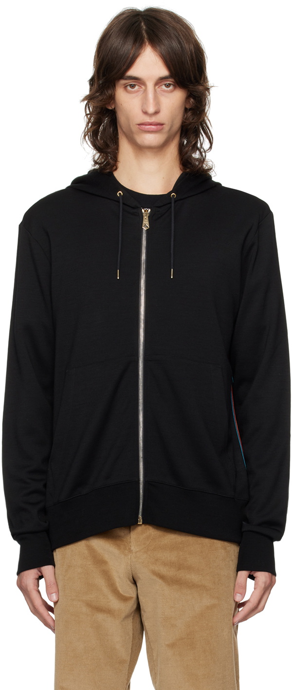 Paul Smith Black Signature Stripe Hoodie