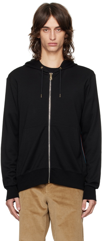 Photo: Paul Smith Black Signature Stripe Hoodie
