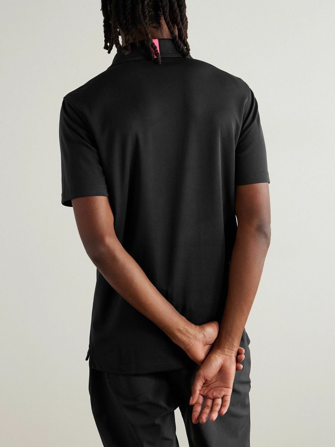 G/FORE - Essential Piqué Golf Polo Shirt - Black