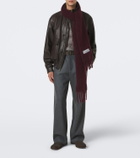Acne Studios Alpaca, wool, and mohair-blend scarf