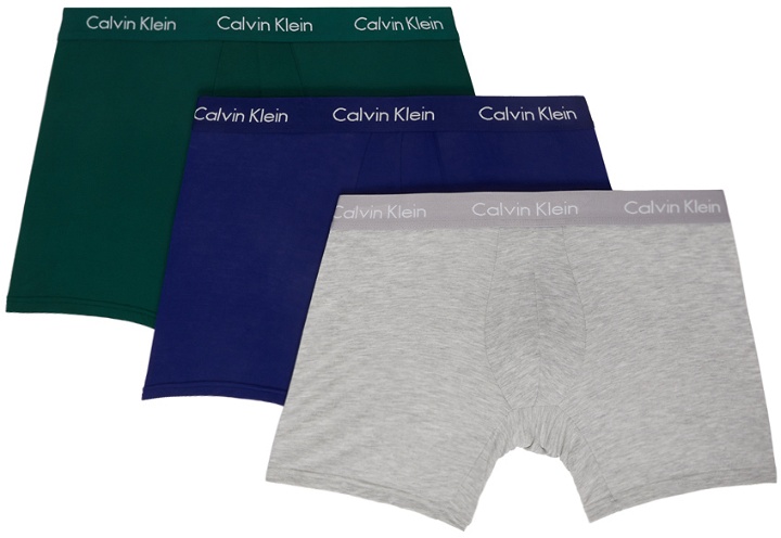 Photo: Calvin Klein Underwear Three-Pack Multicolor Body Modal Boxer Briefs