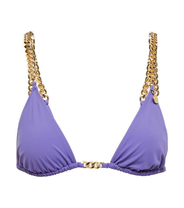 Photo: Stella McCartney - Chain-trimmed triangle bikini top