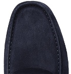 Canali - Suede Driving Shoes - Navy