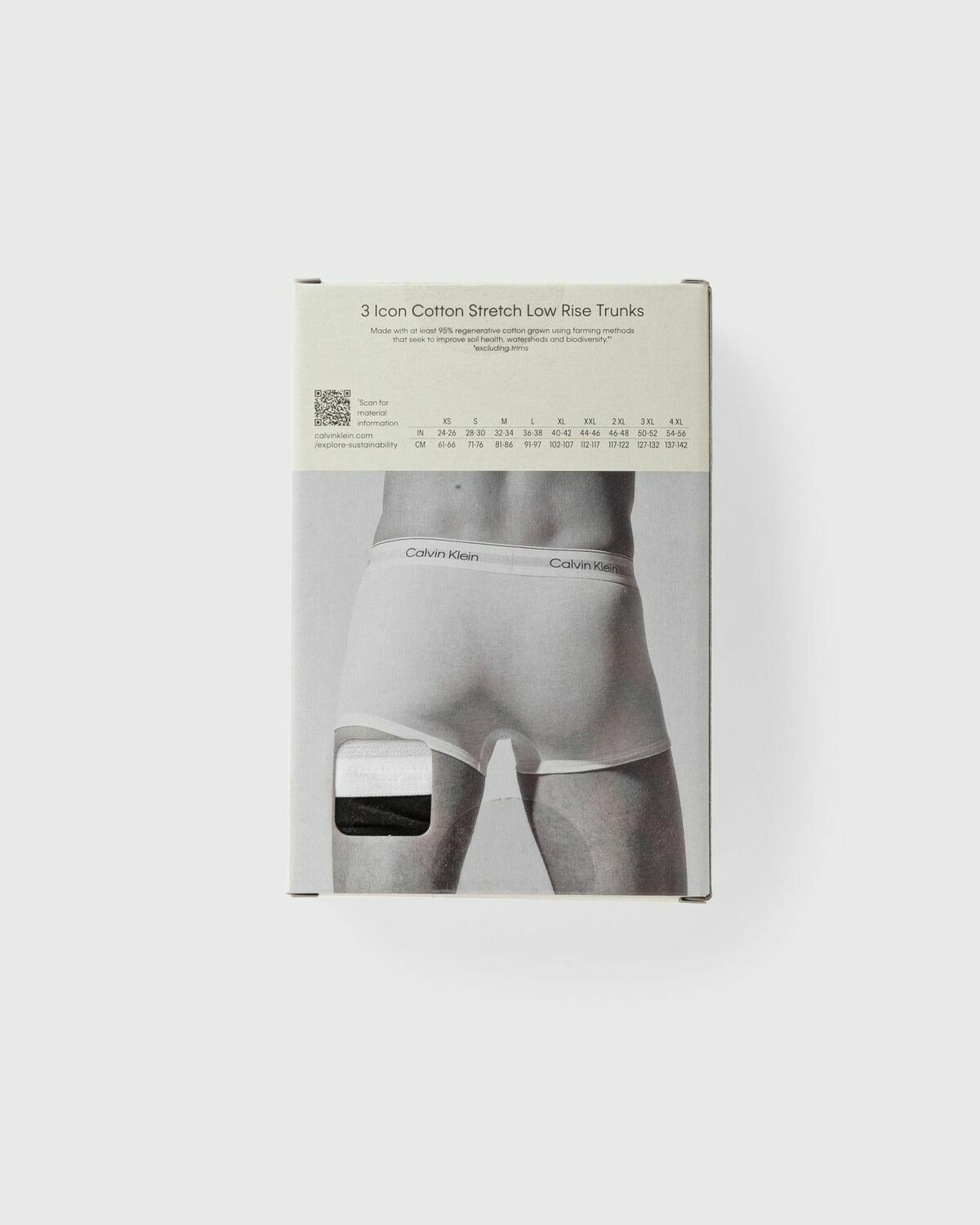 Calvin Klein Underwear LOW RISE TRUNK ICON COTTON STRETCH 3-PACK Multi-color Mens Boxers & Brief