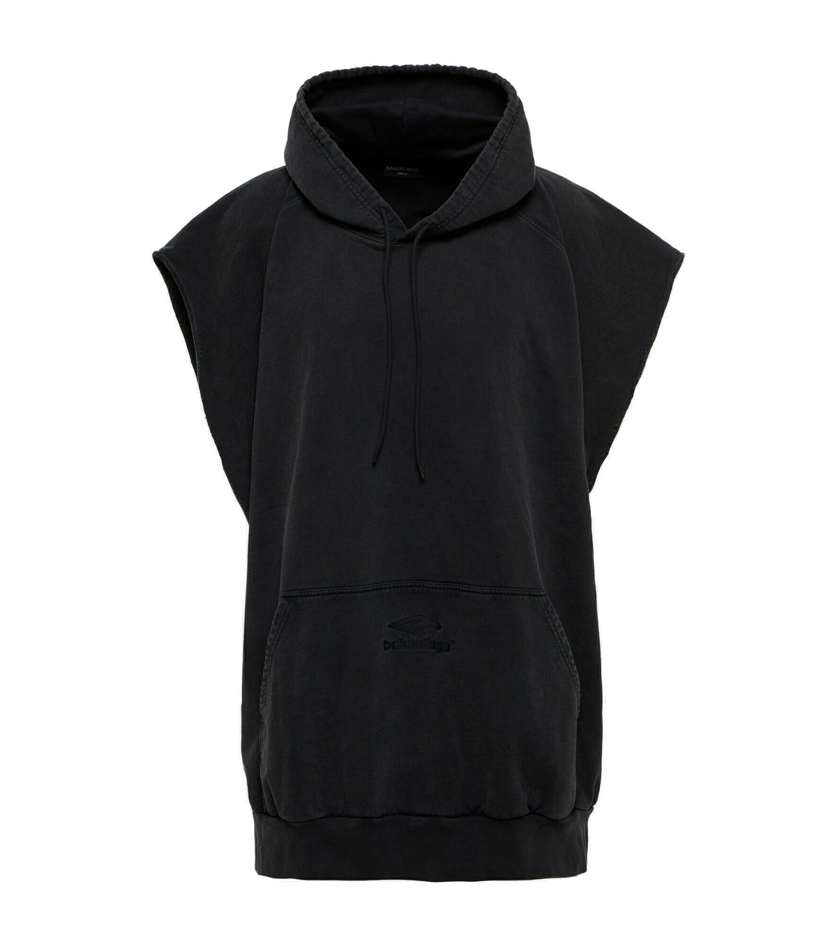 Balenciaga - 3B Sport sleeveless cotton hoodie Balenciaga