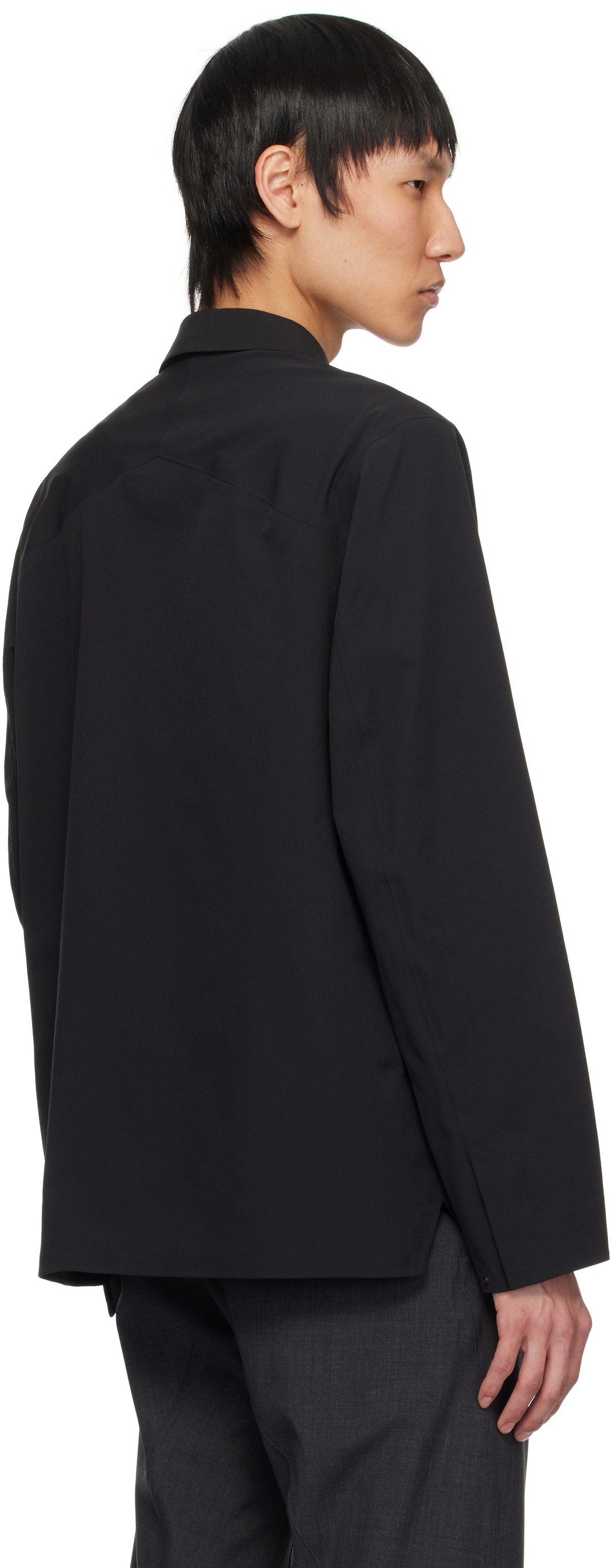 Veilance Black Field LS Shirt Arc'teryx Veilance