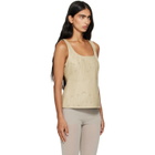 Paloma Wool Beige Fil Leather Top