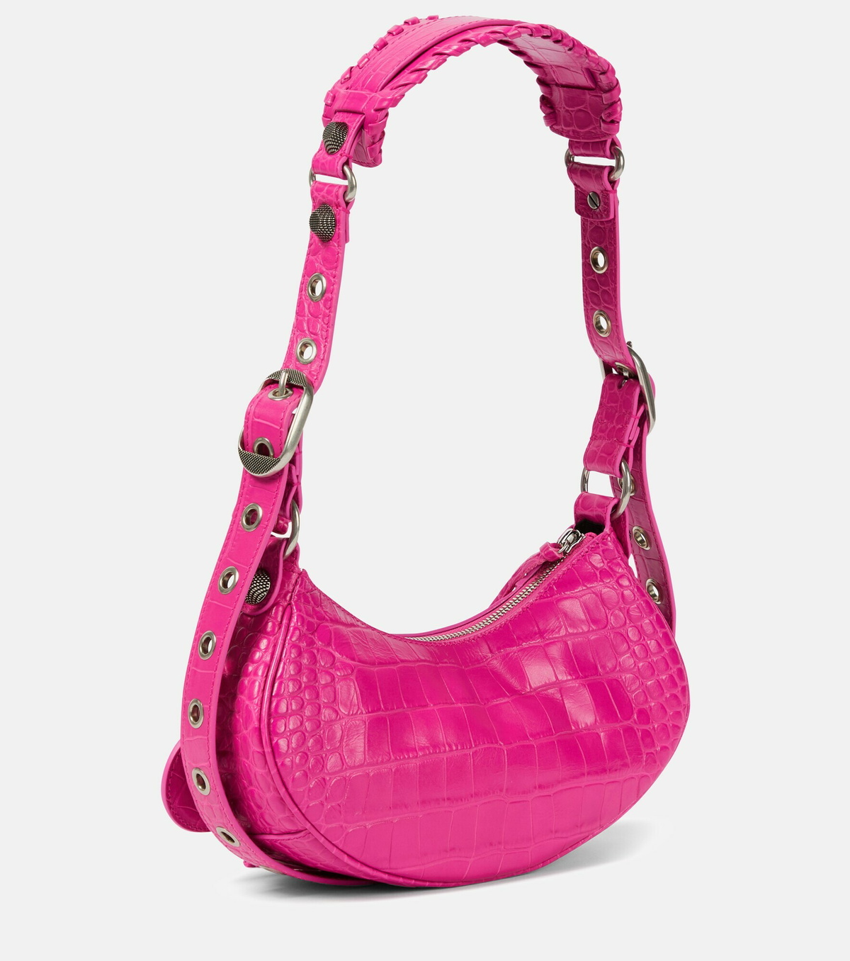 ショルダーバッグ・ポシェット BALENCIAGA FUCHSIA LEATHER LE CAGOLE XS SHOULDER BAG Balenciaga Fuchsia Leather Le Cagole Xs Shoulder Bag