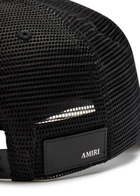 Amiri 3 Star Appliquéd Canvas and Mesh cap - Black - One Size