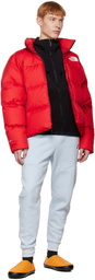 The North Face Red Nuptse Down Jacket