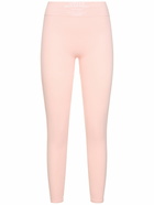 STELLA MCCARTNEY - Logo Stretch Cotton Jersey Leggings