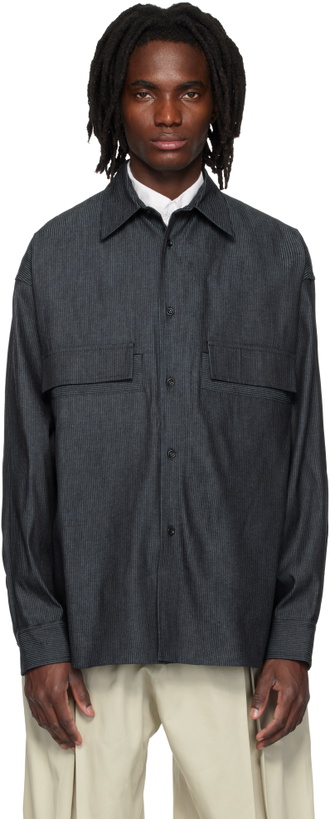 Photo: SAGE NATION Blue Vincent Denim Shirt
