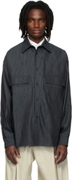 SAGE NATION Blue Vincent Denim Shirt