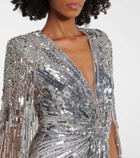 Jenny Packham Gold Rush sequined cocktail dress