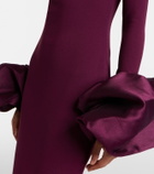 Solace London Viviana ruffled gown