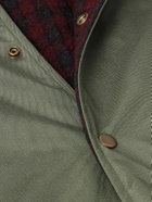 Maison Margiela - Reversible Checked Virgin Wool Parka - Green