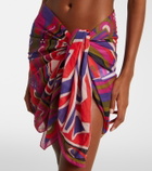 Pucci Orchidee cotton beach cover-up
