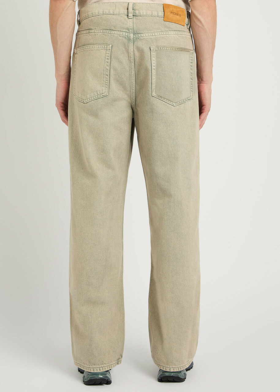 Picante V308 Relaxed Straight-leg Jeans Grey