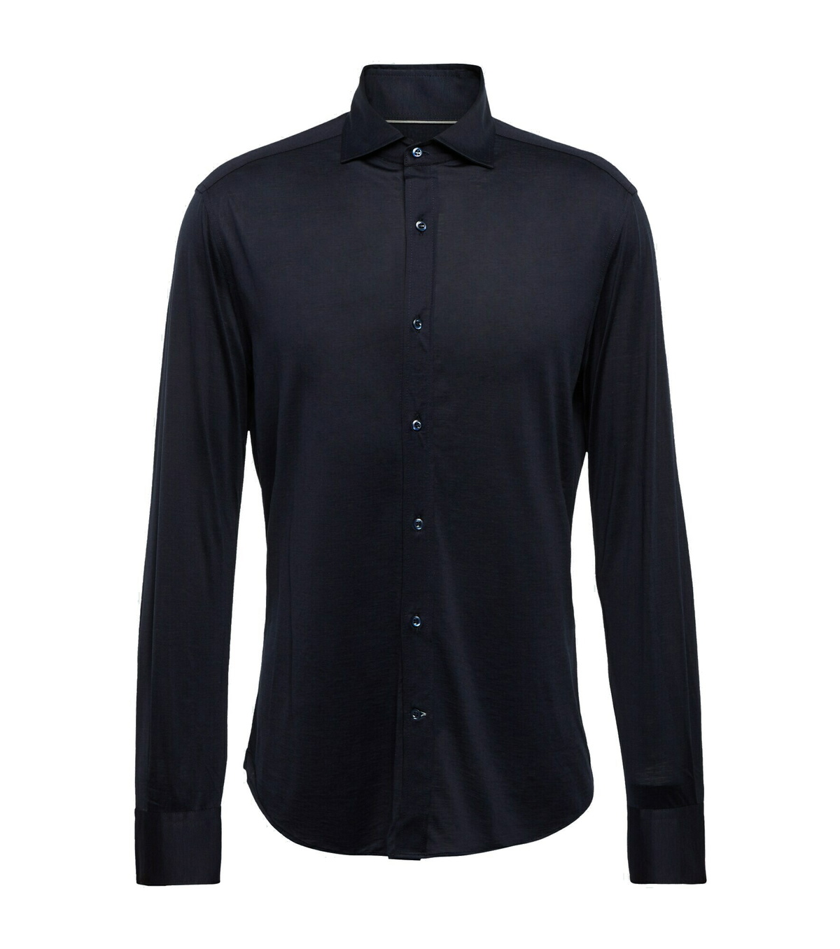 Brunello Cucinelli - Silk and cotton-blend shirt Brunello Cucinelli