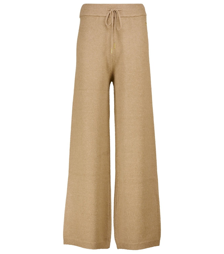 Photo: Goldbergh Kyra wool-blend wide-leg sweatpants