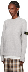 Stone Island Gray 5100053 Crew Neck Sweater