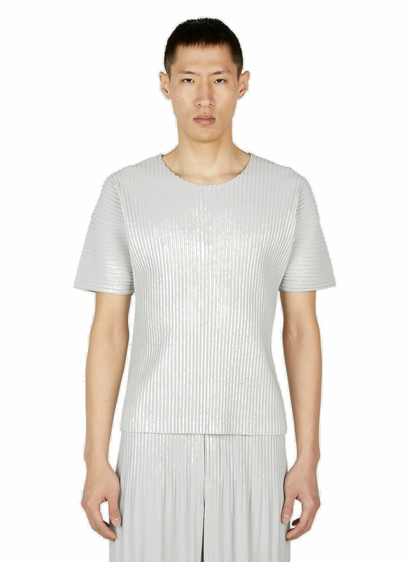Photo: Homme Plissé Issey Miyake - Classic T-Shirt in Grey