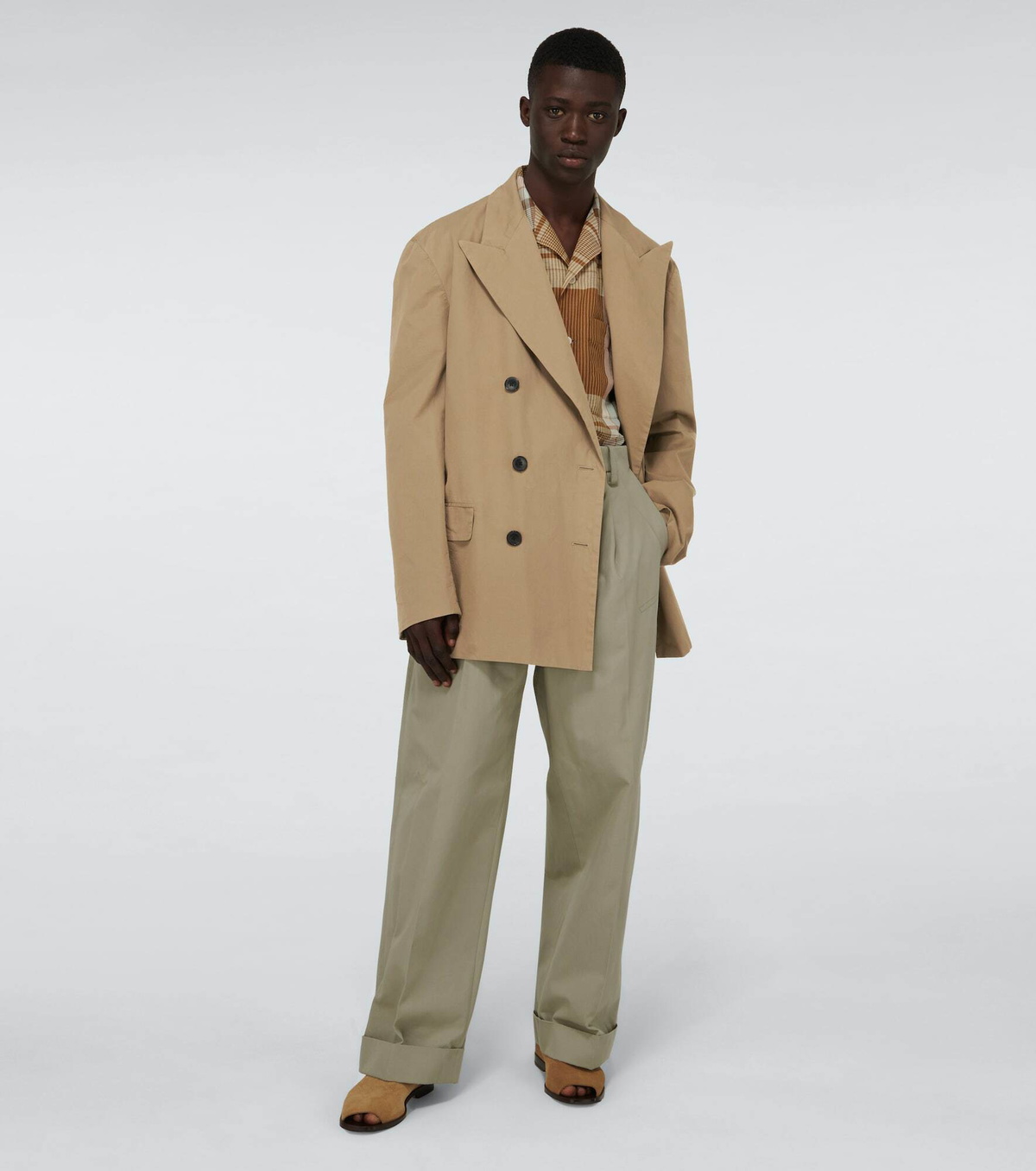 存在感が弾ける【Dries Van Noten】Double-breasted Jacket DRIES VAN NOTEN | DRAPY WOOL DOUBLE BREASTED JACKET
