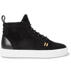 Giuseppe Zanotti - Logoball Nubuck High-Top Sneakers - Men - Black