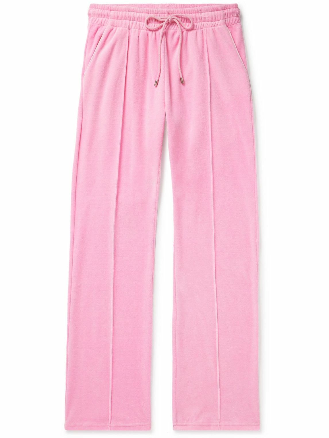 100% cotton - Straight-leg Pink Sweatpants – MINDFUL PIGS