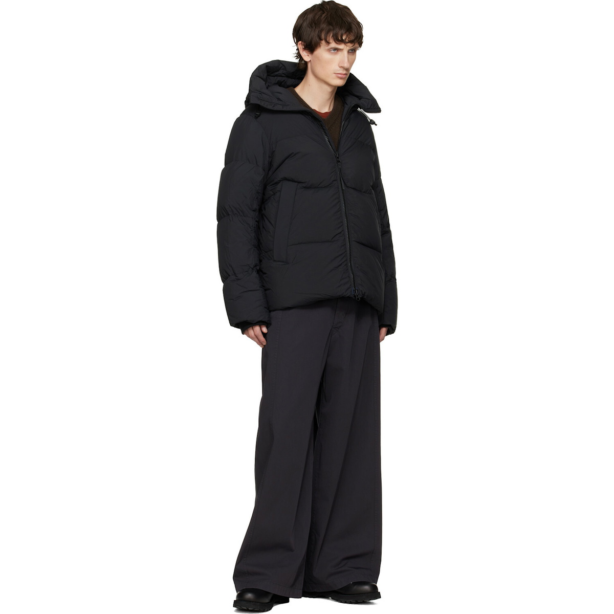 Canada Goose Black 'Black Label' Crofton Puffer EnduraLuxe Down Jacket