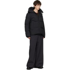 Canada Goose Black 'Black Label' Crofton Puffer EnduraLuxe Down Jacket