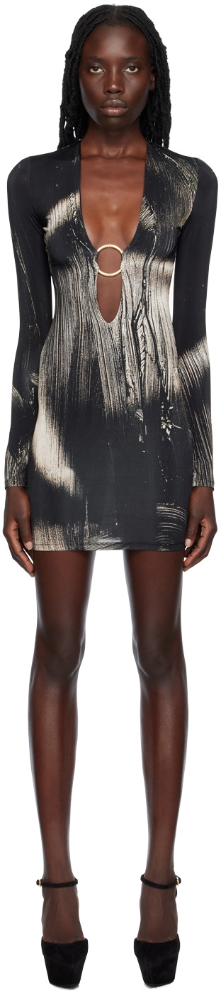 Louisa Ballou Black Helios Minidress Louisa Ballou
