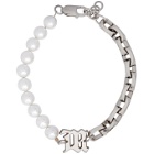 MISBHV Off-White Pearl Half Bracelet