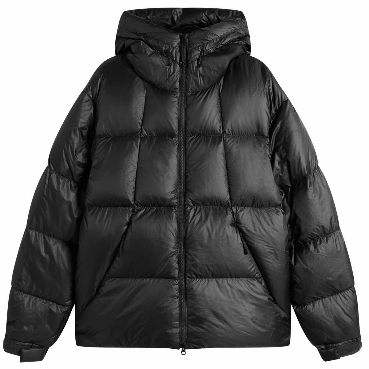 Goldwin Men's PERTEX QUANTUM Down Parka Jacket in Deep Brown Goldwin