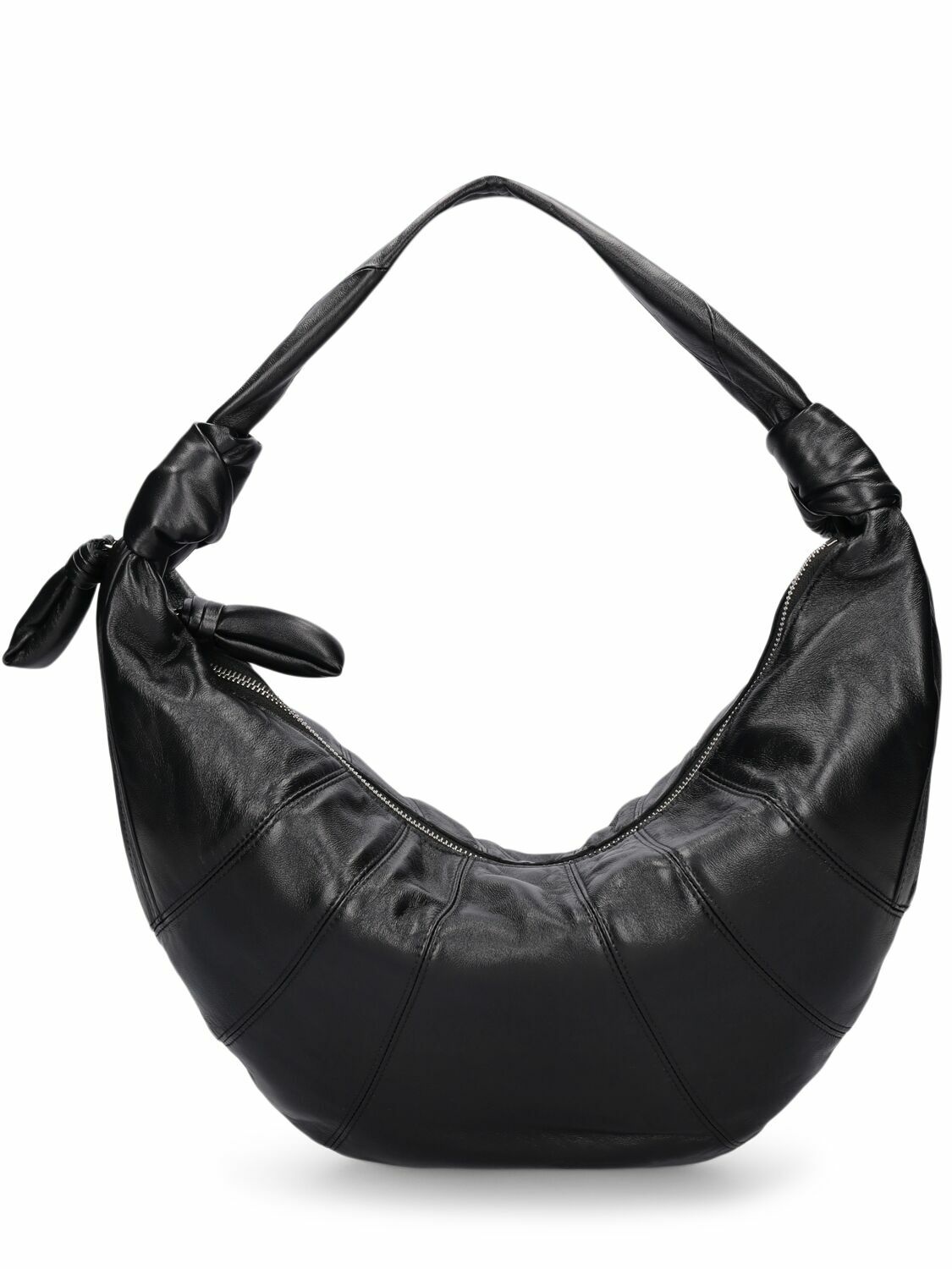 Photo: LEMAIRE Fortune Croissant Leather Shoulder Bag