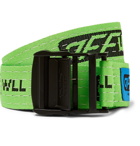 Off-White - 3.5cm Green Industrial Webbing Belt - Men - Green