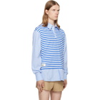 Charles Jeffrey LOVERBOY Blue Merge Shirt