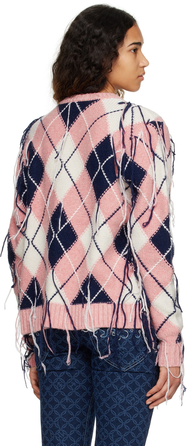 Charles Jeffrey Loverboy Pink Guddle Cardigan Charles