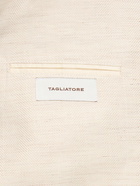 TAGLIATORE - Cotton & Linen Single Breast Blazer