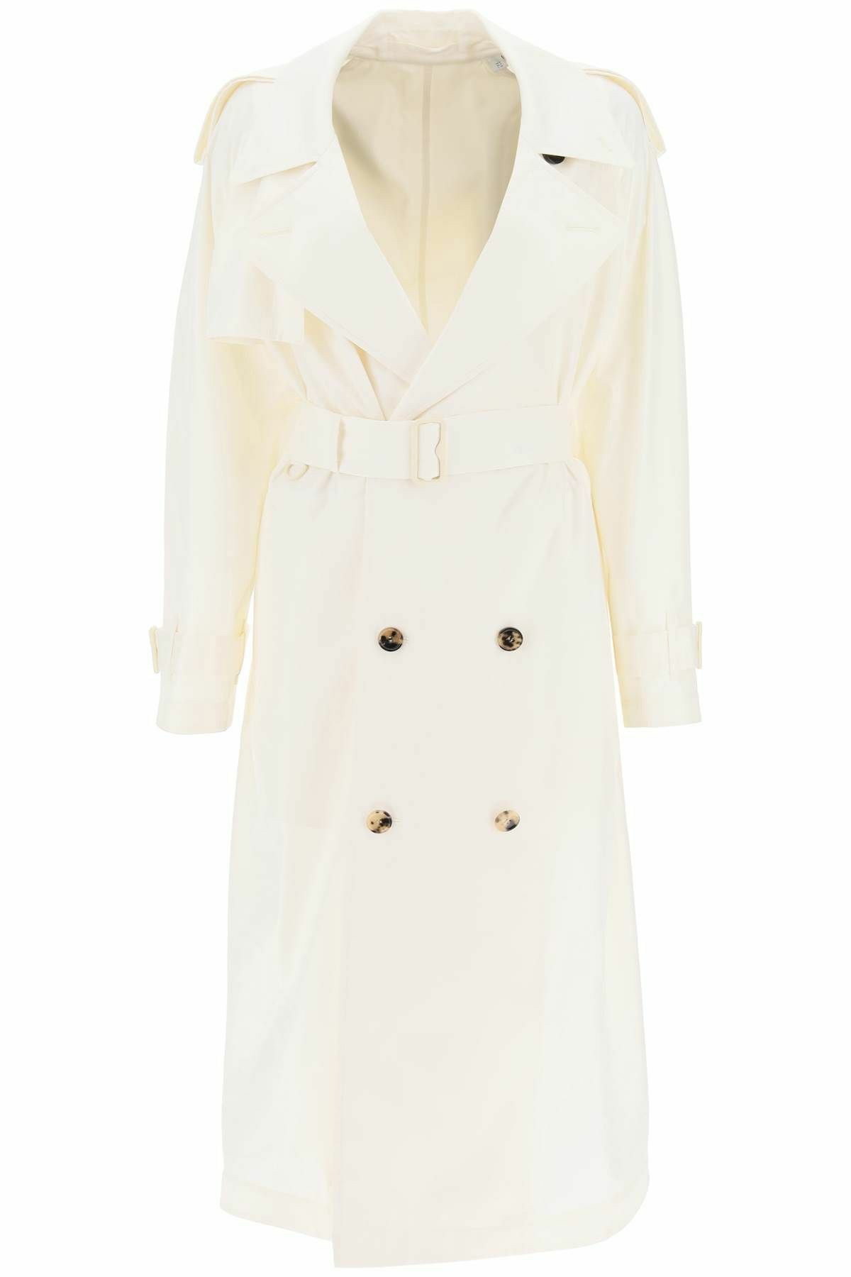 BURBERRY silk trench coat White Burberry
