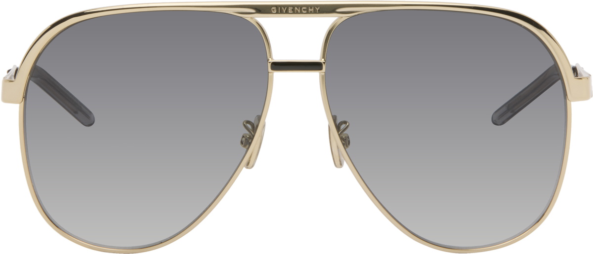【関税込み】Givenchy ゴールド＆シルバー Giv Cut サングラス 251278F005024_1.jpg