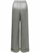 DOLCE & GABBANA - Silk Satin Stretch Pajama Pants