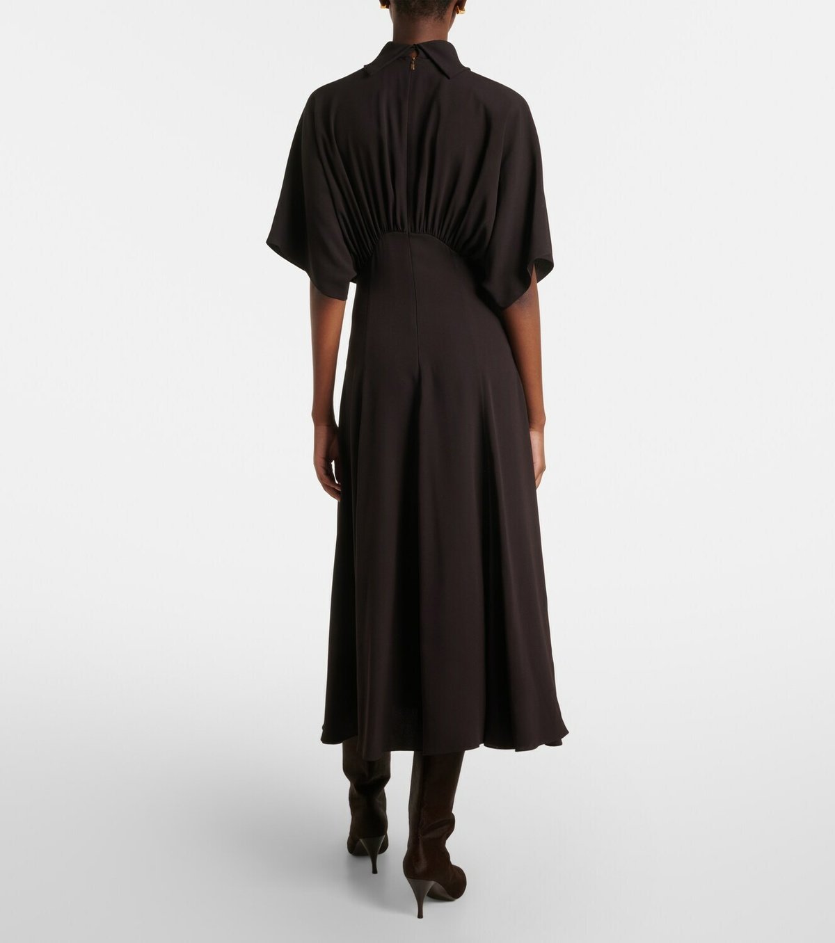Agnona Gathered midi dress